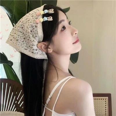 头发松散